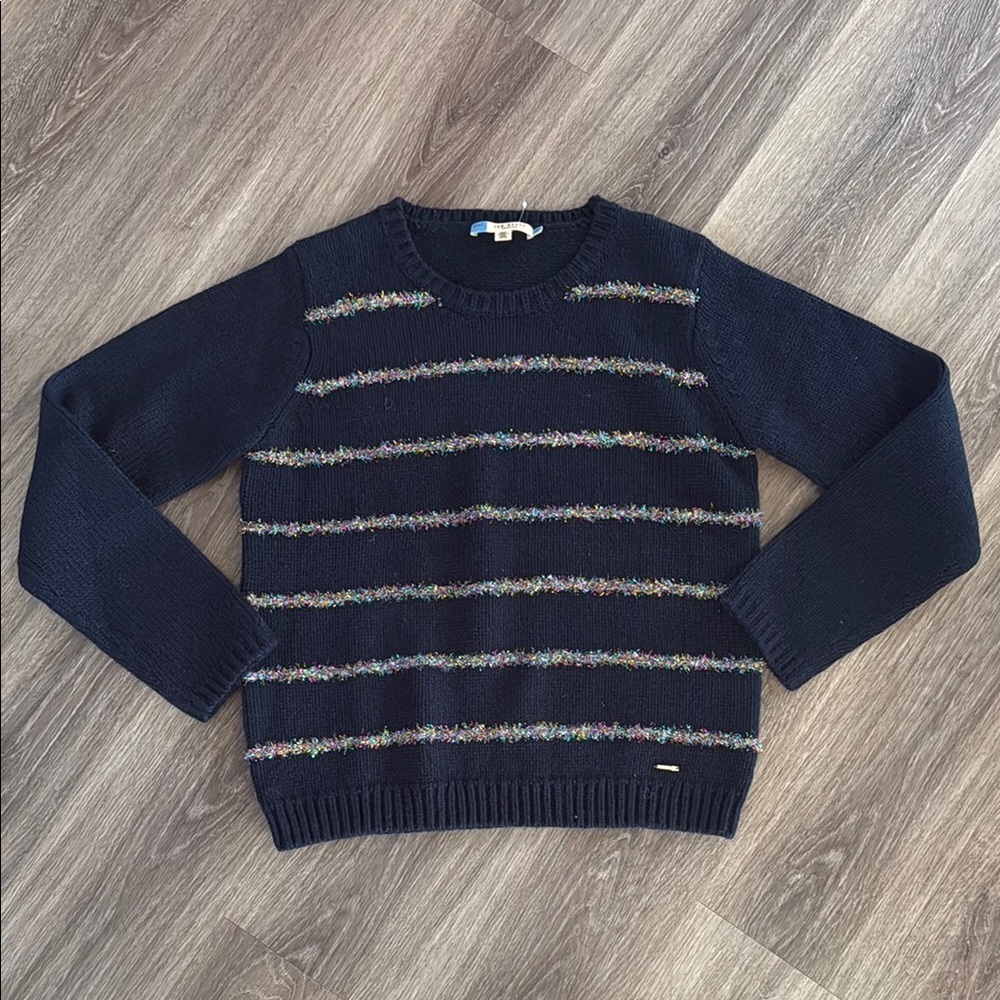 Ted Baker Navy Crew Neck Sweater